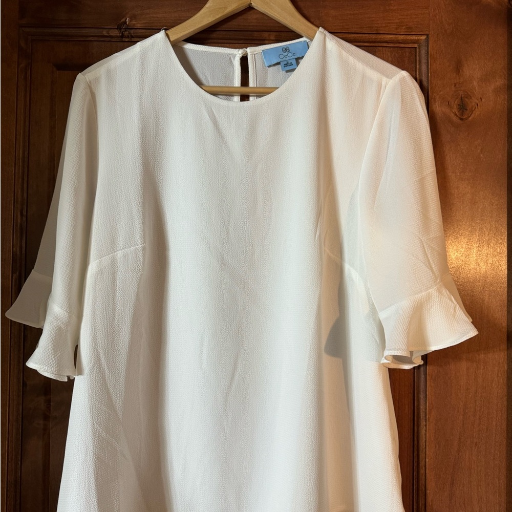 Cece NWT white blouse
